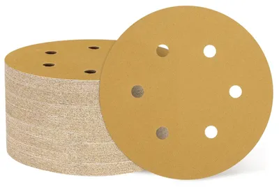 Image de Papiers abrasifs en disque, 100 pièces, 150 mm, pour ponceuse
