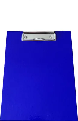 Image de Planchette à pince A5 en carton bleu