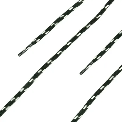 Produktbild von HAIX Schnürsenkel 905019,  130 cm schwarz/silber