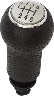 Immagine prodotto di Pomello del cambio PREMIUM nero argento a 6 marce per VW Golf 4 IV / Bora