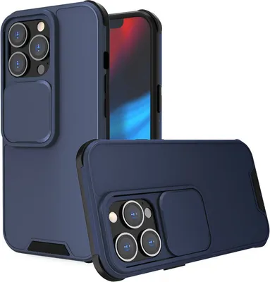 Produktbild von Hülle für Apple iPhone 12 Pro - Kameraschutz Outdoor Handyhülle Schutzhülle Case - Blau
