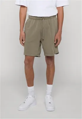 Zdjęcie produktu dla Męskie szorty Urban Classics Heavy Washed Shorts w kolorze jasnooliwkowym – rozmiar 3XL