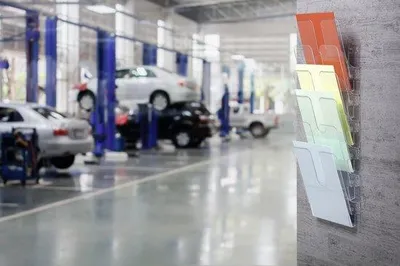 Produktbild von Famanu Ordnerhalter Flexiplus 6 - transparent stehend