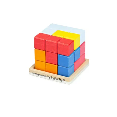 Produktbild von BigJigs Logikspiel – 3D-Würfel – Lern- und interaktives Spiel für Kinder