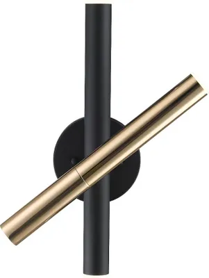 Immagine prodotto di Applique a LED LOYA, oro francese, 5 W, 425 lm, metallo, dimensioni: 34 x 23,5 x 23,5 cm, IP20, Zuma Line