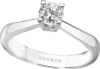 Immagine prodotto di Anelli   Anello solitario Comete Bianco Su misura  Collezione Prestige - donna