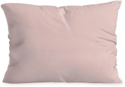 Produktbild von Unyqoos® Kopfkissenbezug 2er-Set – weiche Polyester-Mousseline mit innenliegendem Reißverschluss, zartrosa, 80 x 80 cm