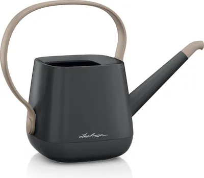 Produktbild von Lechuza YULA Gießkanne 1.7 Liter Schiefergrau Taupe Seidenmatt Kunststoff, bruchsicher, witterungsbeständig, recycelbar, komfortabel, tropffrei, für Innen- & Außenbereich, 13911