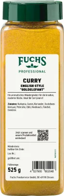 Produktbild von Fuchs Professional Curry english Style Goldelefant Gewürz 525g
