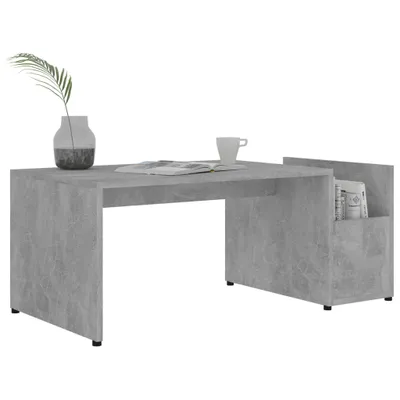 Obrázok produktu pre vidaXL Konferenčný stolík Concrete Grey 90x45x35 cm Drevo Materiál