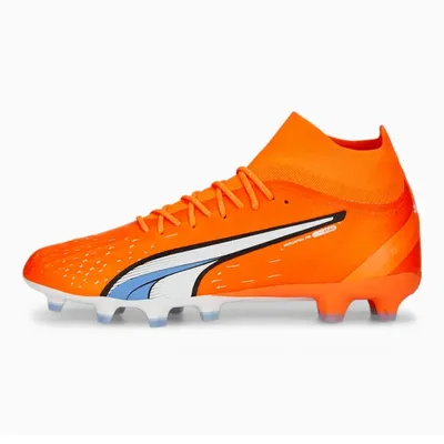Immagine prodotto di Puma ULTRA Pro FG/AG uomini scarpe da calcio arancione bianco dimensioni 40,5