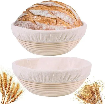 Immagine prodotto di Stampi rotondi per lievitazione naturale da 23 cm, 2 pezzi