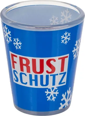 Produktbild von Lustiges Shotglas mit Trinkspruch für 60 ml Schnapsglas ca. 5 x 6 cm