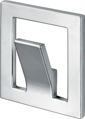 Produktbild von Hettich Garderobenhaken 1 Haken 6,0 x 7,0 x 2,0 cm Aluminium-Optik
