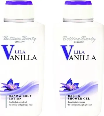 Produktbild von Bettina Barty Lila Vanilla Bath & Shower Gel & Hand & Body Lotion je 500 ml
