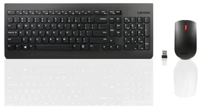Produktbild von Lenovo 4X30M39458, Volle Größe (100%), Kabellos, RF Wireless, Schwarz