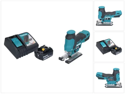 Obrázek produktu pro Akumulátorová přímočará pila Makita DJV 185 RM1 18 V bezkartáčová + 1x akumulátor 4,0 Ah + nabíječka.