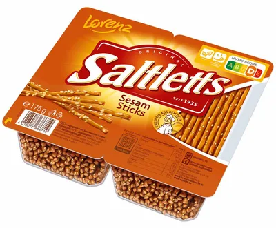 Image de Bâtonnets Saltletts au sésame 175g