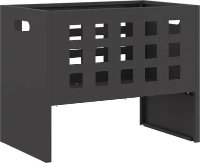 Zdjęcie produktu dla Kominek Czarny 50 x 30 x 40 cm Stal
