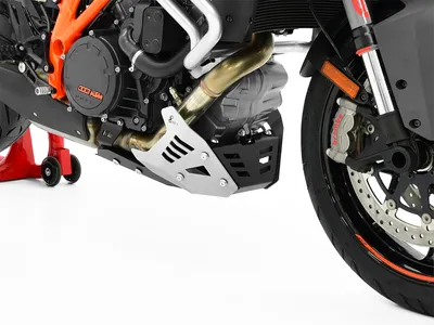 Produktbild von ZIEGER Motorschutz kompatibel mit KTM 1290 Super Duke GT schwarz / silber