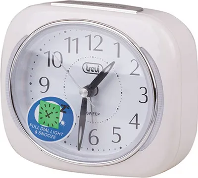 Immagine prodotto di Trevi Sl 3040 Sveglia analogica Argento Taglia Unica / Spina UE 220V Argento Taglia Unica