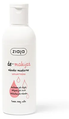 Obrázek produktu pro Micelární odličovací mléko Ziaja, univerzální péče, 200 ml