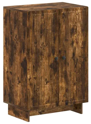 Productafbeelding van Schoenenkast EDE, 59,5 x 39,5 x 90 cm, materiaal: houtvezel, kleur: gerookt eiken