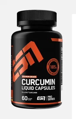 Produktbild von ESN Curcumin Liquid Capsules, Kapsel, Kurkumin, Flasche, Erwachsener, 60 Stück(e), Deutschland