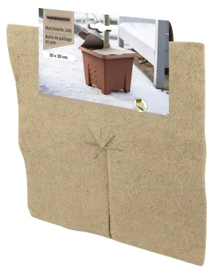 Produktbild von Windhager Mulchscheibe Jute 30 x 30 cm natur