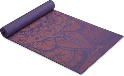 Image de Tapis de yoga - Tapis de fitness et d'entraînement - Pour exercices au sol - Amorti extra épais - 173 x 61 cm - Rose