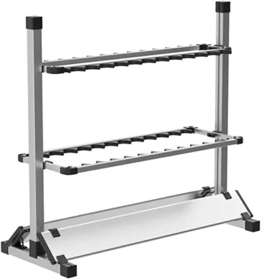 Productafbeelding van Hengelstandaard voor 24 hengels, draagbare hengelhouder van aluminiumlegering