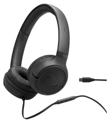 Obrázok produktu pre JBL Tune 530C USB C, Kábel, Hudba / bežné, 20 - 40000 Hz, 143 g, Slúchadlá s mikrofónom, Čierna