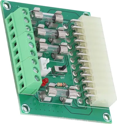 Image de Carte d'alimentation ATX,Module adaptateur ATX de bureau,Module d'alimentation ATX 24PIN 20PIN,Carte de câblage d'alimentation ATX,Module d'alimentation ATX,Module de carte de dérivation