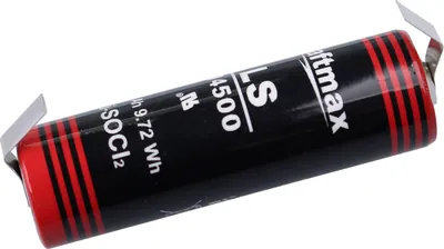 Image de Kraftmax LS14500 AA Batterie 3,6 V 2,7 Ah Lithium U-Lötfahne