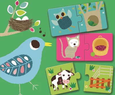Obrázok produktu pre Puzzle duo Habitat, Djeco