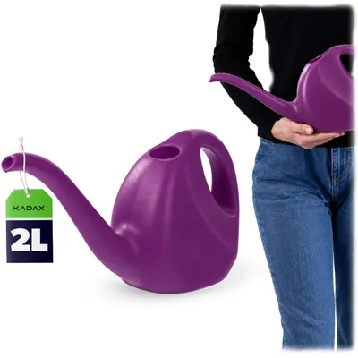 Immagine prodotto di Annaffiatoio da giardino in plastica "Skien" di KADAX, per innaffiare i fiori, viola, 2 litri, 1 pezzo