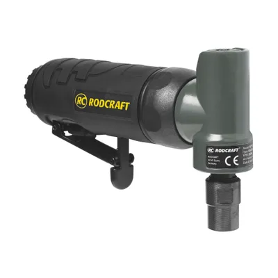 Produktbild von Rodcraft Druckluft-Stabschleifer RC7128, abgewinkelte Form, Spannzange 6 mm, 400 W, Drehzahl 23000 U/min