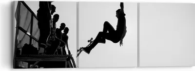 Produktbild von Bild auf Leinwand - Leinwandbild - Sport Skateboard - 90x30cm - Wand Bild - Wanddeko - Wandbilder - Leinwanddruck - Bilder - Kunstdruck - Wanddekoration - Leinwand bilder - Wandkunst - CA90x30-3655
