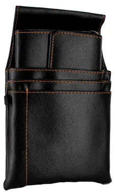 Produktbild von Kellnerbörse mit Kette und Holster Kellnertasche Kellnerportemonnaie Taxibörse Kellner Geldbörse schwarz (schwarz) (Schwarz, M)