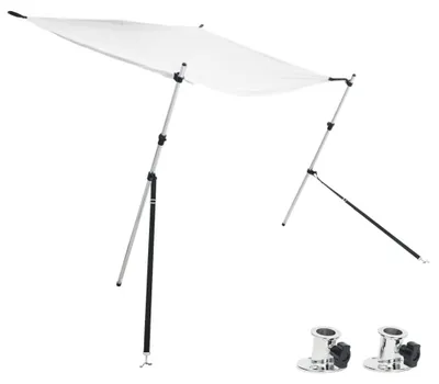 Immagine prodotto di vidaXL T-top ombreggiante bianco 170x170x(113-182,5) cm