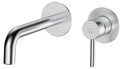 Produktbild von AVAPAX | Unterputz-Waschtischarmatur - 191 mm Ausladung - Edelstahl gebürstet - Einhebelmischer