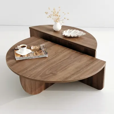 Produktbild von Skye Decor, Podium - Walnut, Couchtische, Nussbaum, 90 x 30 x 60 cm