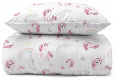 Produktbild von Detexpol XOXO Kinderbettwäsche Baumwolle 160x200 Einhorn