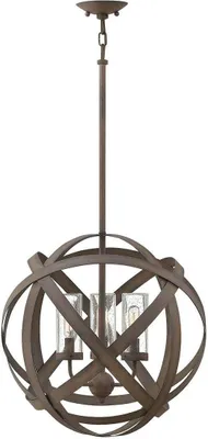 Produktbild von Elstead Carson Außen-Kronleuchter E14 3-fach Vintage Eisen IP44