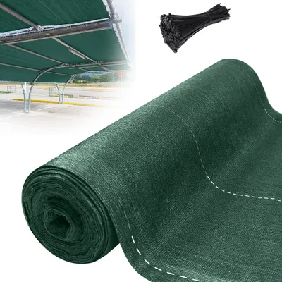 Obrázek produktu pro XINZI HDPE plotová clona tenisová clona ochrana před zraky plotová síť 150 g/m², ochrana před větrem ochrana před sluncem pro sportoviště zahradu balkon – zelená, 1,5 x 10 m