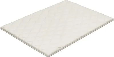 Obrázok produktu pre Japonská tatami rohož, skladateľná japonská tatami matrac veľkosti Queen, futon matrac s úložným vakom a zapínaním, 9-vrstvová podlahová rohož na spanie, do internátu, na meditáciu, jogu, 2032 x 1524 x 63,5 mm, biela