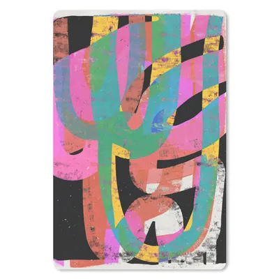 Produktbild von MuchoWow® Mauspad Mousepad Abstrakt - Farben - Rosa - Grün - Kunst 18x27 cm - Mousepads - Maus Mat - Pad - Mausunterlage
