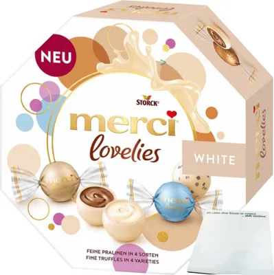 Produktbild von Merci lovelies White (185g Packung) + usy Block