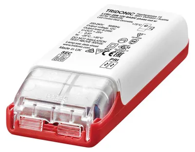 Productafbeelding van Tridonic LED-driver, 25W, 12V, dimbaar, fase-aansturing en sectie-aansturing