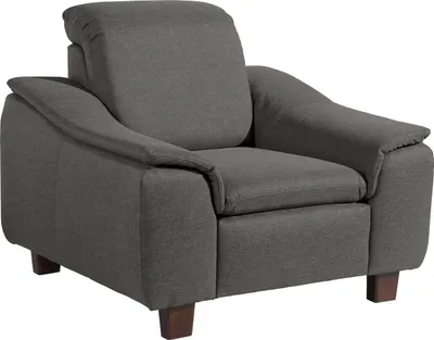 Produktbild von Max Winzer Sessel Aaron - Flachgewebe anthrazit - Maße: 100 x 87 x 82 cm